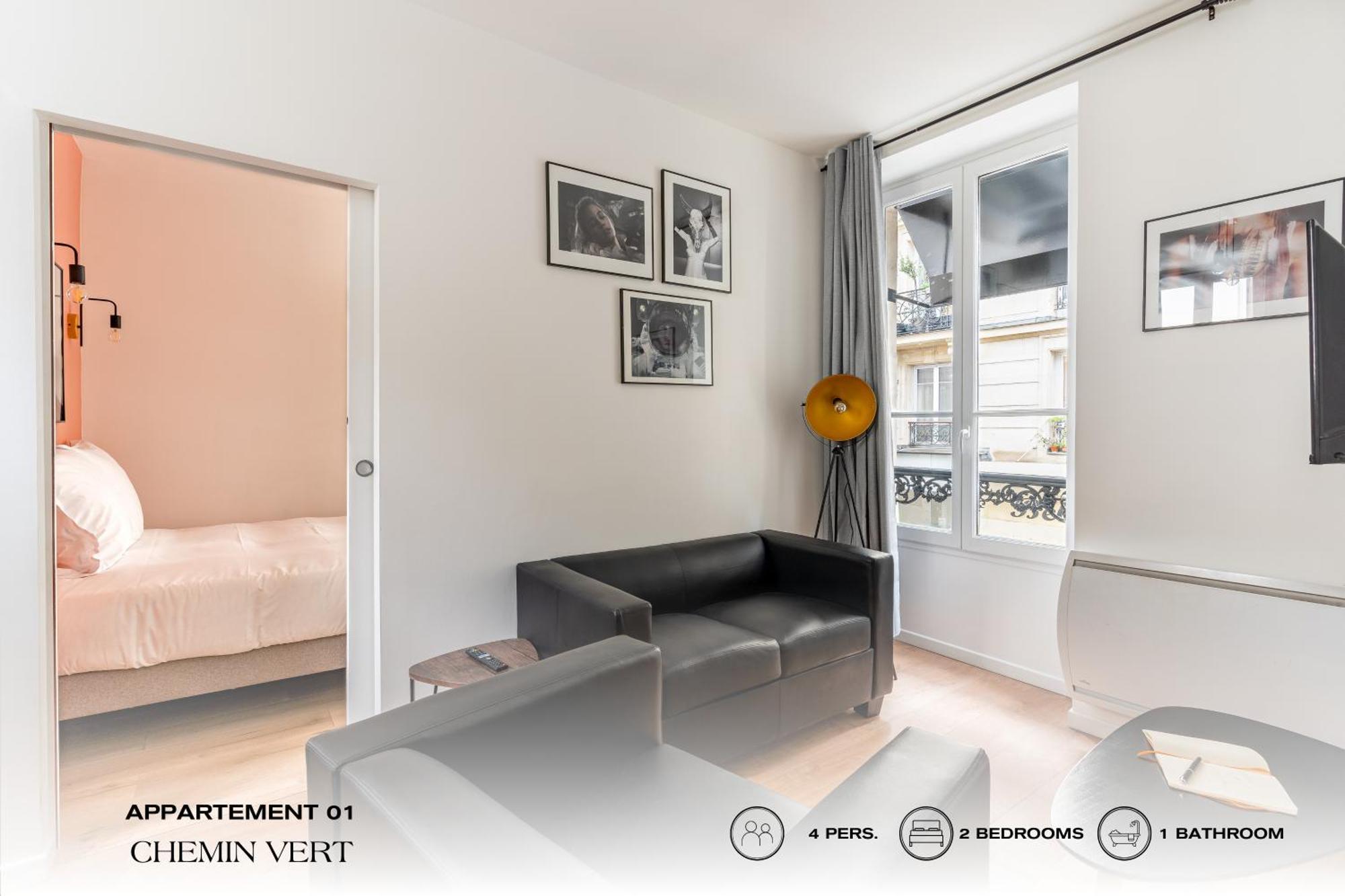 Beauquartier - Chemin Vert ปารีส ภายนอก รูปภาพ